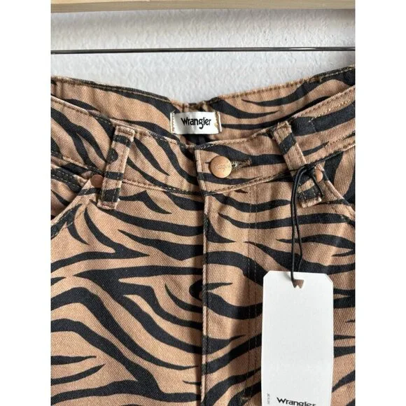 Free People X Wrangler Wild West 603 PURR High Rise Straight Leg Jeans Sz 27 NEW - Picture 10 of 16